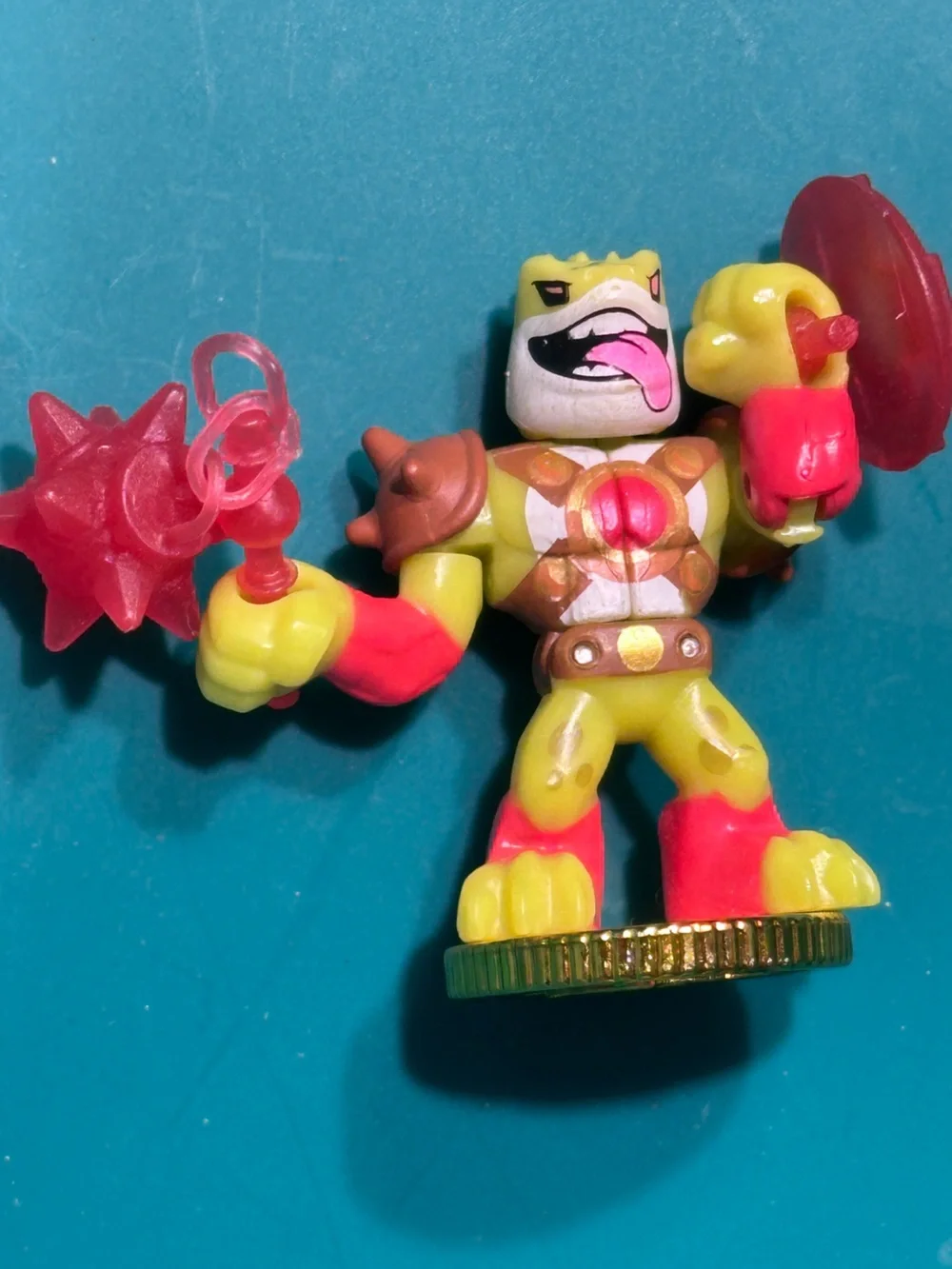 Flyswat Akedo ULTRA-RARE Ultimate Arcade Warriors action figure glow in dark